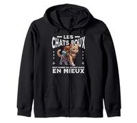 Les Chats Roux Sont Comme Les Autres Chats En Mieux Drôle Sweat à Capuche