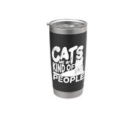 Les chats sont des gens comme moi Gobelet isotherme en acier inoxydable double paroi