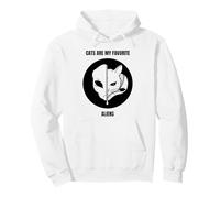 Les Chats sont Mes extraterrestres préférés (Funny Cat Alien Statement) Sweat à Capuche