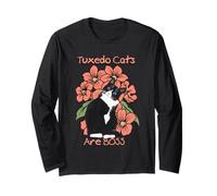 Les Chats Tuxedo sont Les maîtres de Moi et de ma Maison Manche Longue