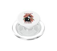 Les Chats Tuxedo sont Les maîtres de Moi et de ma Maison PopSockets PopGrip pour MagSafe