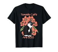 Les Chats Tuxedo sont Les maîtres de Moi et de ma Maison T-Shirt Graphique avec Valeur