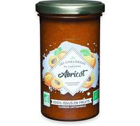 LES CHAUDRONS DE GARONNE-Préparation 100 % fruits bio abricots - 275 g