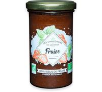 LES CHAUDRONS DE GARONNE-Préparation 100 % fruits bio fraises - 275 g
