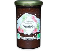 LES CHAUDRONS DE GARONNE-Préparation 100 % fruits bio framboises - 275 g