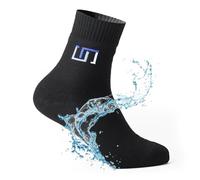 Les chaussettes Wudhu : Chaussettes sans cuir, imperméables, respirantes et anti-odeurs pour les ablutions et les activités en plein air [unisexe] (as4, alpha, s, regular, regular, Jet Black)