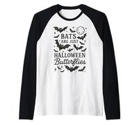 Les Chauves-Souris ne sont Que des Papillons d'halloween Manche Raglan