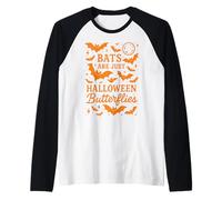 Les Chauves-Souris ne sont Que des Papillons d'halloween Manche Raglan