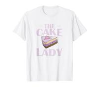 Les Chefs-d'œuvre de Cake Lady Sweet T-Shirt Graphique avec Valeur, Homme, Blanc, M