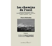 Les chemins de l'exil - Pierre Melendez - Arcane 17 Association - broché - Poésie