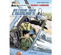 Les Chevaliers du ciel Tanguy et Laverdure - Tome 8 - Retour aux cigognes Patrice Buendia (Auteur), Frédéric Zumbiehl (Auteur), Sébastien Philippe (Illustration)