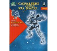 Les chevaliers du zodiaque 4 tatouages 4 stickers de collection