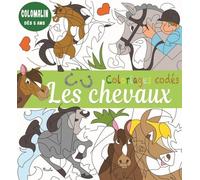 Coloriages codés - Les chevaux