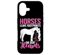 Les Chevaux laissent des Empreintes de Pas sur nos cœurs pour l'équitation Coque pour iPhone 17