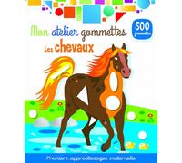 Laura Aceti – Les chevaux : Mon atelier gommettes – Livre-jeu – 500 gommettes