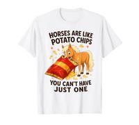 Les Chevaux sont comme des croustilles drôles T-Shirt