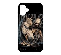 Les Chevaux Vintage remplissent Mon âme, Juste Une Cowgirl Qui Aime Les Chevaux Coque pour iPhone 16 Plus