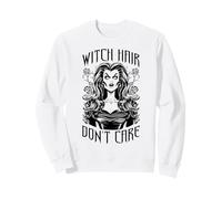 Les Cheveux de sorcière ne s'en soucient Pas, Halloween, Style Gothique, Pop Art Sweatshirt