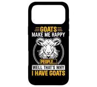 Les chèvres me Font du Bien aux Gens, C'est Pourquoi J'Ai des chèvres Coque pour iPhone 17 Pro Max