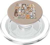 Les Chiens apprécient Heureux et Amoureux Une Tasse de café Le Matin PopSockets PopGrip pour MagSafe