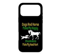 Les Chiens et Les Chevaux me rendent Heureux, Les Gens Ont des maux de tête Coque pour iPhone 17 Pro Max