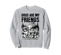 Les chiens m'apprennent ce que signifie l'amitié | Fidélité et patience Sweatshirt