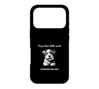 Les Chiens Ont de Petites âmes Qui savent guérir Un cœur Coque pour iPhone 17 Pro