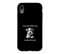 Les Chiens Ont de Petites âmes Qui savent guérir Un cœur Coque pour iPhone XR