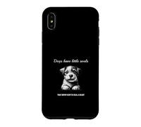 Les Chiens Ont de Petites âmes Qui savent guérir Un cœur Coque pour iPhone XS Max