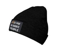 Les Chiens sont Mon Peuple Femme Homme Bonnets Tricoté Bonnet d'hiver Doux Bonnet À Revers Chaud Hiver Chapeaux pour Course Hiver Quotidien