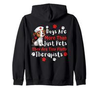Les Chiens sont Plus Que des Animaux de Compagnie, Ils sont de minuscules thérapeutes Moelleux Sweat à Capuche