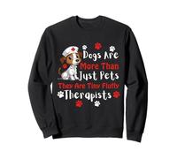 Les Chiens sont Plus Que des Animaux de Compagnie, Ils sont de minuscules thérapeutes Moelleux Sweatshirt