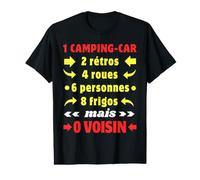 Les Chiffres du Camping Car C'est 0 Voisin T-Shirt Graphique avec Valeur