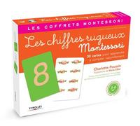 Les chiffres rugueux 30 cartes pour apprendre a compter naturellement 30 cartes apprendre a compter naturellement. - Charlotte Poussin - Eyrolles - broché - Jeux livres objets