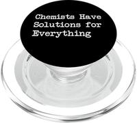 Les chimistes ont des solutions pour tout citations drôles PopSockets PopGrip pour MagSafe