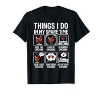Les Choses Amusantes Que Je Fais Pendant Mon Temps Libre, éleveur de Poulets T-Shirt