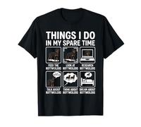 Les Choses Amusantes Que Je Fais Pendant Mon Temps Libre : propriétaire d'un Chien Rottweiler T-Shirt