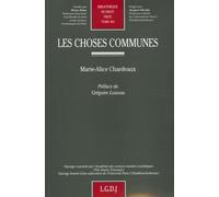Les choses communes Chardeaux m.-a. (Auteur)