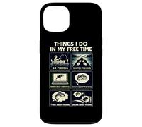 Les Choses drôles Que Je Fais Pendant Mon Temps Libre à pêcher Coque pour iPhone 13