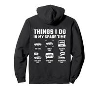 Les Choses Que Je Fais Pendant Mon Temps Libre Car Guy Funny Mechanic Sweat à Capuche