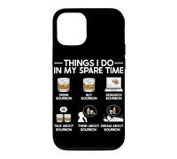 Les Choses Que Je Fais Pendant Mon Temps Libre : Cigar Bourbon Lovers Funny Coque pour iPhone 12/12 Pro