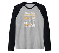 Les Choses Que Je Fais Pendant Mon Temps Libre Funny Duck Lover Manche Raglan