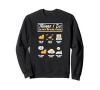 Les Choses Que Je Fais Pendant Mon Temps Libre Funny Duck Lover Sweatshirt