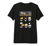 Les Choses Que Je Fais Pendant Mon Temps Libre Funny Duck Lover T-Shirt Haut de Gamme