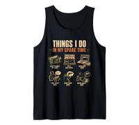Les Choses Que Je Fais Pendant Mon Temps Libre | Guns Lover Design Débardeur
