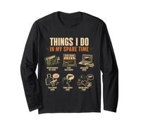 Les Choses Que Je Fais Pendant Mon Temps Libre | Guns Lover Design Manche Longue