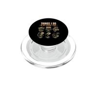 Les Choses Que Je Fais Pendant Mon Temps Libre | Guns Lover Design PopSockets PopGrip pour MagSafe