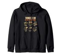 Les Choses Que Je Fais Pendant Mon Temps Libre | Guns Lover Design Sweat à Capuche