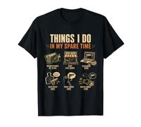 Les Choses Que Je Fais Pendant Mon Temps Libre | Guns Lover Design T-Shirt