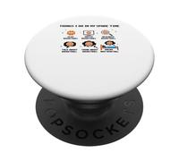 Les Choses Que Je Fais Pendant Mon Temps Libre Je Joue au Basket PopSockets PopGrip Adhésif
